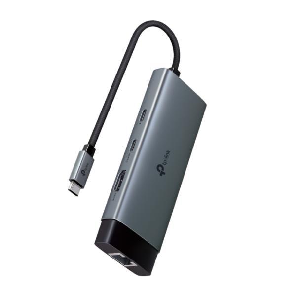 Hub TP-LINK UH6120C(UN) USB-C 6 Puertos (2 USB-A / USB-C Datos / USB-C Pd / HDMI / Ethernet RJ45 ) 5 Gbps 4K 60HZ Pd 100W