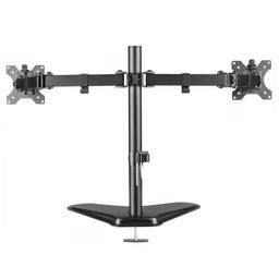 Soporte De Escritorio Para Monitores Unno Tekno TM8001BK Compatible Con Monitores Planos De Hasta 32 Pulg Capacidad De 8KG Cada Uno Con Organizador De Cables, imagen 2
