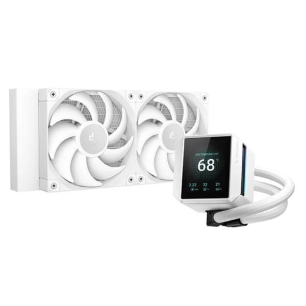 Deepcool MYSTIQUE 240 WH ARGB – Enfriamiento líquido