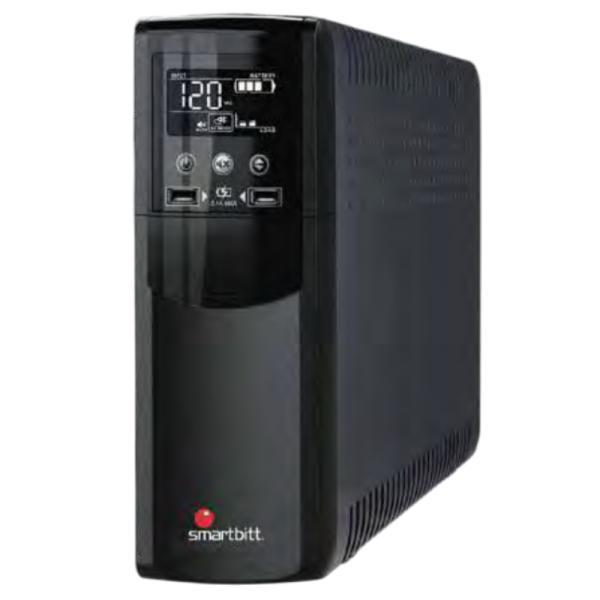 Ups Smartbitt SBNB1500P 1500VA 900W Ups USB RJ45