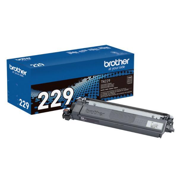 Toner Brother TN229BK Rendimiento Estandar Hasta 1.500 Paginas
