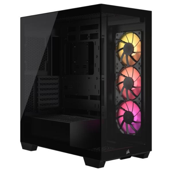 Case Corsair 3500X Argb Mid Tower Ventiladores 3 De 120MM Con Vidrio Lateral Y Frontal