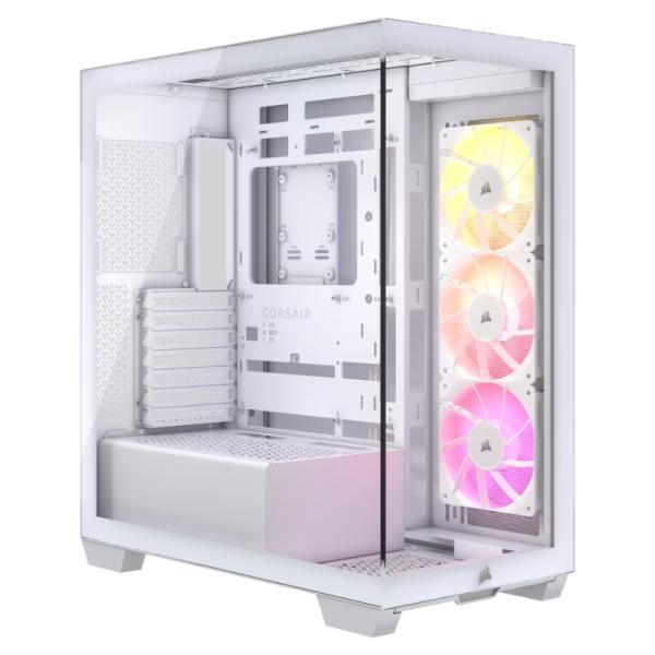 Case Corsair 3500X Argb White Mid Tower Ventiladores 3 De 120MM Con Vidrio Lateral Y Frontal