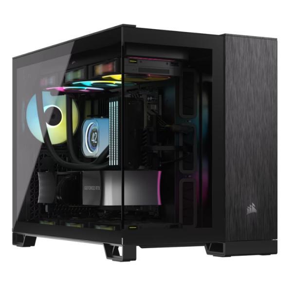 Case Corsair 2500X Mid Tower Sin Ventilación Incluida Con Vidrio Lateral Y Malla Frontal
