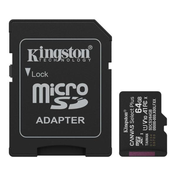 Memoria Micro Sdxc 64GB Kingston Clase 10 UHS-I U1 100 MB/S Para Dispositivos Y Camaras Android, imagen 2