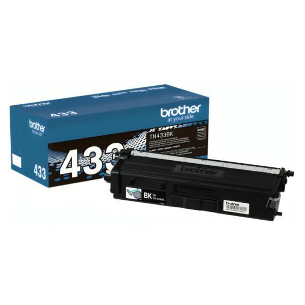 Toner Brother TN433BK Negro Rendimiento Estandar Hasta 4.500 Paginas
