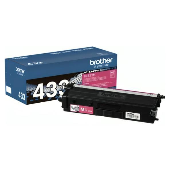 Toner Brother TN433M Magenta Rendimiento Estandar Hasta 4.000 Paginas