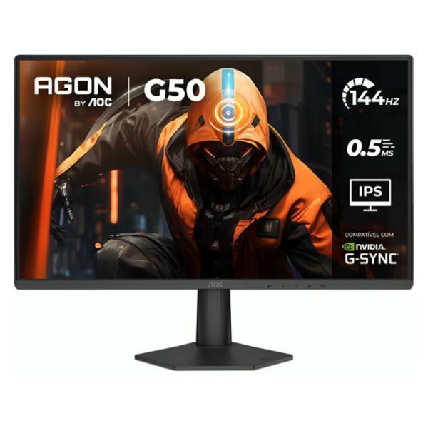Monitor Aoc 24G50F 24 Pulg Plana Full Hd 1920 X 1080 144 Hz Lcd HDMI / Displayport