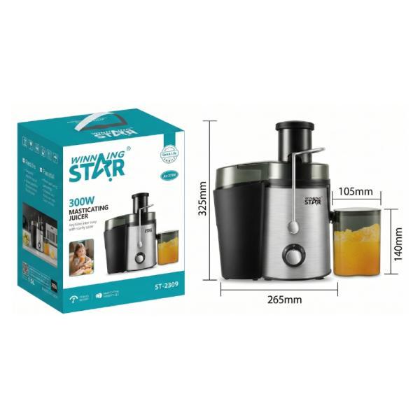 Extractor De Jugo Eléctrico Winning Star ST-2089 300W 1.5L