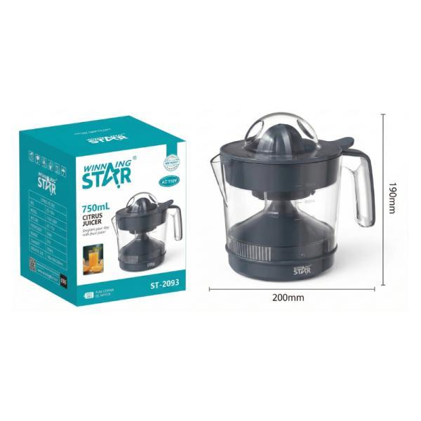 Exprimidor Eléctrico Winning Star ST-2093 30W 0.75L
