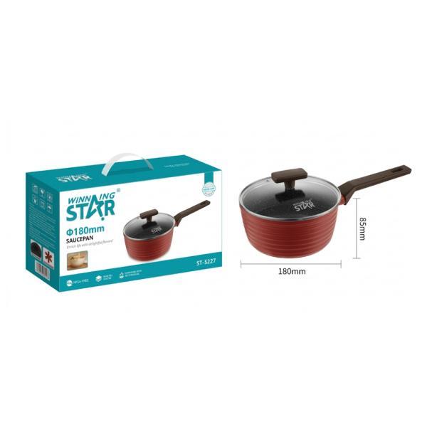 Cacerola Antiadherente Winning Star ST-5227 Aluminio 18CM X 8.5CM