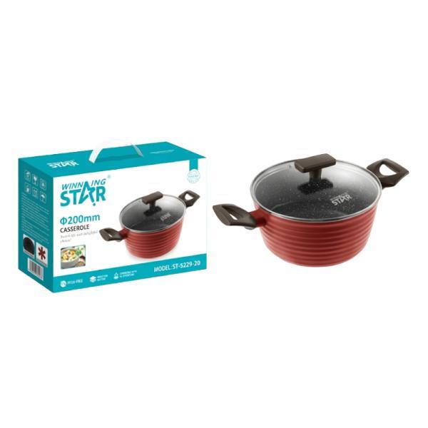 Cacerola Antiadherente Winning Star ST-5229-20 Aluminio 20CM X 9.6CM