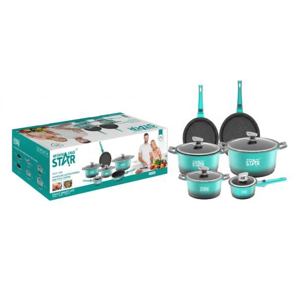 Set De Ollas Winning Star ST-5106 Aluminio 6 Piezas