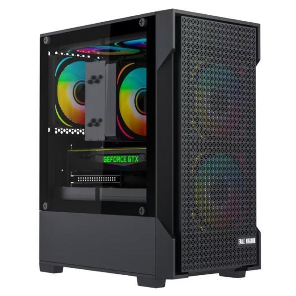 Case Eagle Warrior CG08J2RA001C Mini Tower Sin Ventilación Incluida Con Panel Lateral