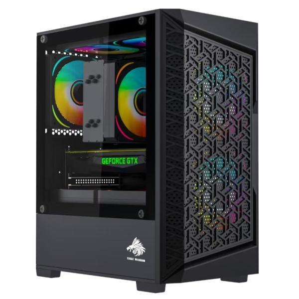 Case Eagle Warrior CG09J2RA001C Mini Tower Sin Ventilación Incluida Con Panel Lateral