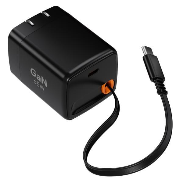 Cargador De Pared Retráctil Nova AD-782 65W USB-C W/ Us