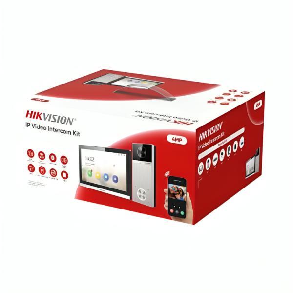 Kit Videoportero Hikvision DS-KIS611-S((O-STD) (e) Con Switch Poe Control Acceso IP65