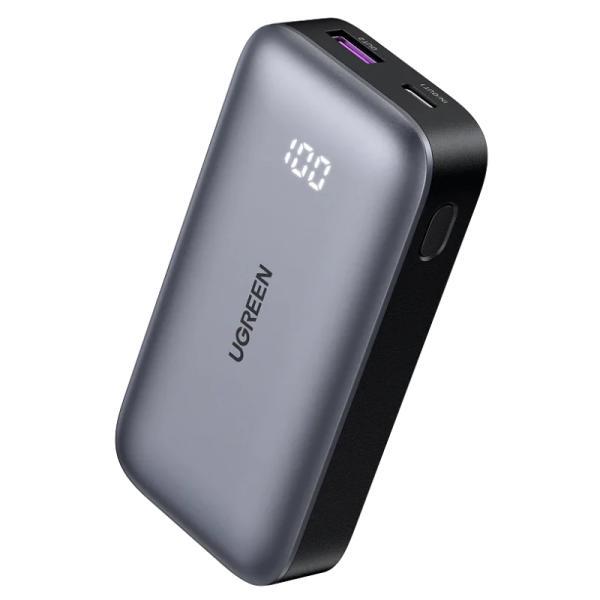 Power Bank Ugreen PB502 1C1A 10000MAH USB-C / USB-A Pantalla Led Carga Rápida 30W