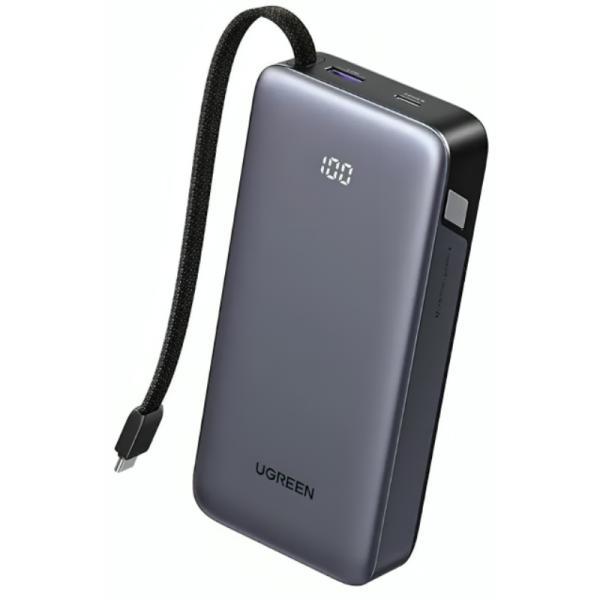Power Bank Ugreen PB550 Nexode 20000MAH Cable USB-C Integrado Carga Rápida 67W