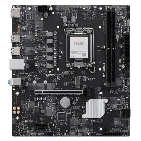 Tarjeta Madre Msi Pro H810M-E Lga 1851 Matx DDR5