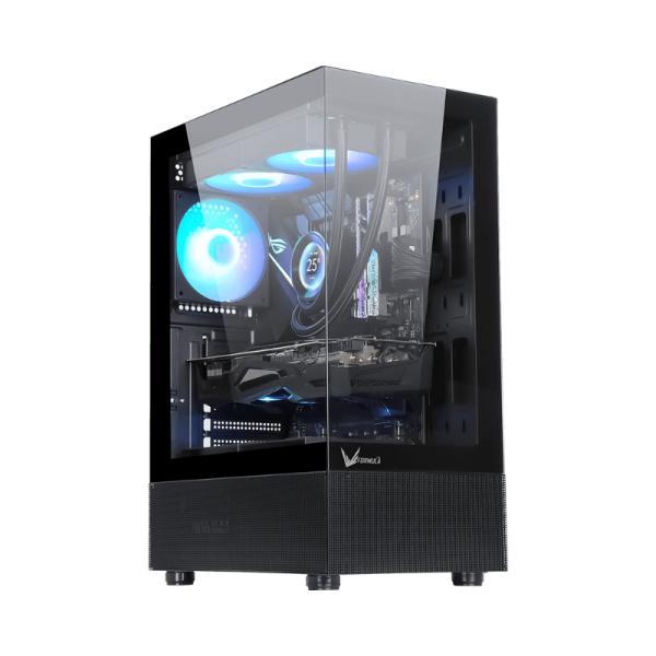 Case Formula V Line Crystal Z1+ Ar V2 Mid Tower 3 Abanicos Argb De 120 Mm Acero Y Panel Frontal De Vidrio Templado