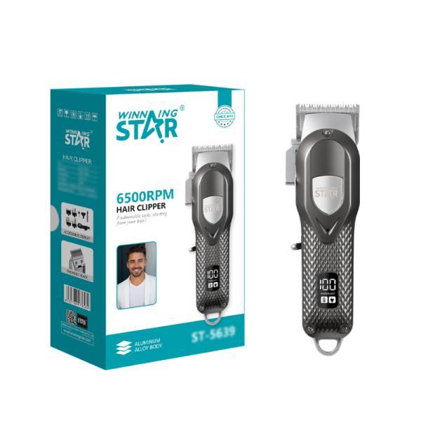 Cortadora De Cabello Winning Star ST-5639 Recargable Pantalla Digital / 5 W