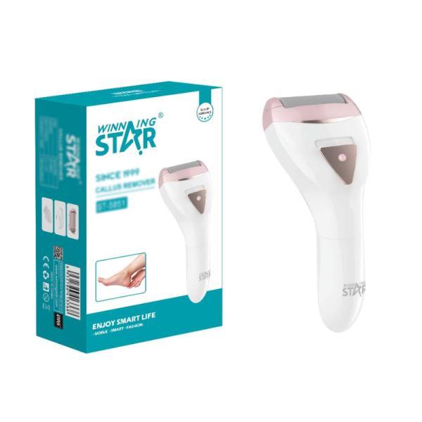 Exfoliador Eléctrico Para Pies Winning Star ST-5851 Rotativa 2 CABEZALES/IPX5/PORTÁTIL