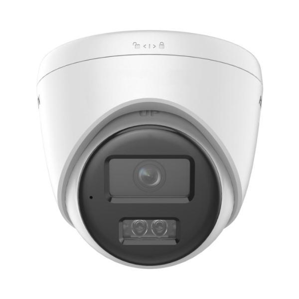 Cámara Domo Ip Colorvu Hikvision DS-2CD1363G2-LIUF(2.8MM)(O-STD) 6MP H.265+/H.265/H.264+/H.264/IP/POE 2.8MM/4MM 30M IR/LUZ Blanca Micrófono Integrado