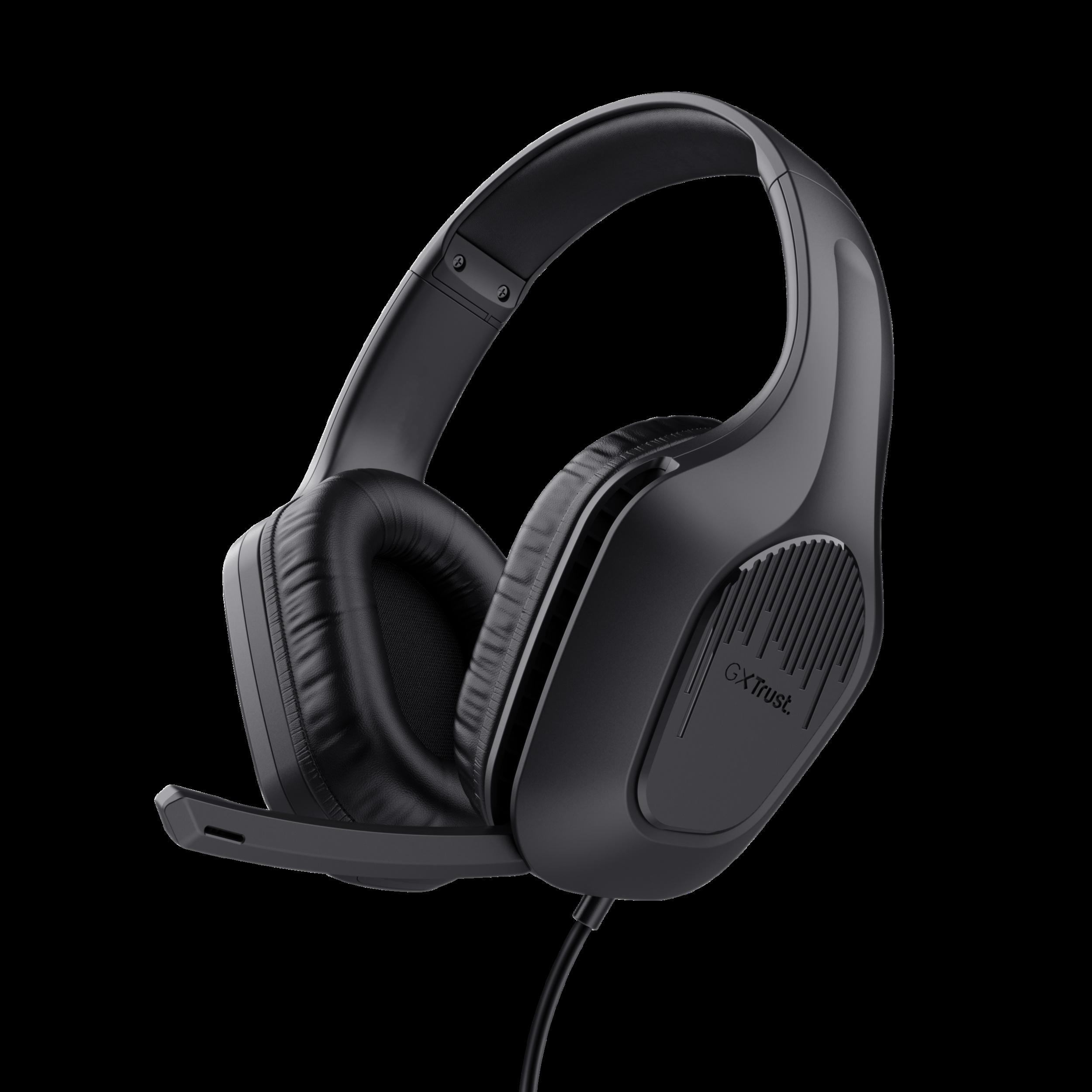 Trust audifonos alambricos gamer color negro - 24990